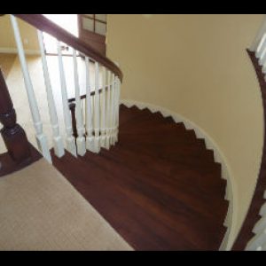 Stain Varnished Handrails and Stairs
